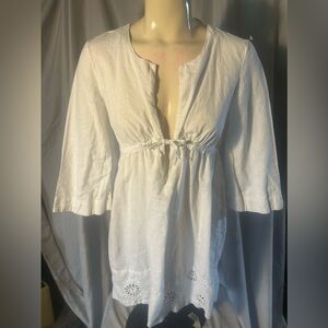 Banana Republic White Dress